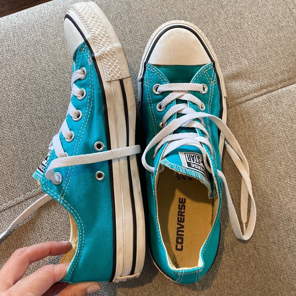 Blue converse